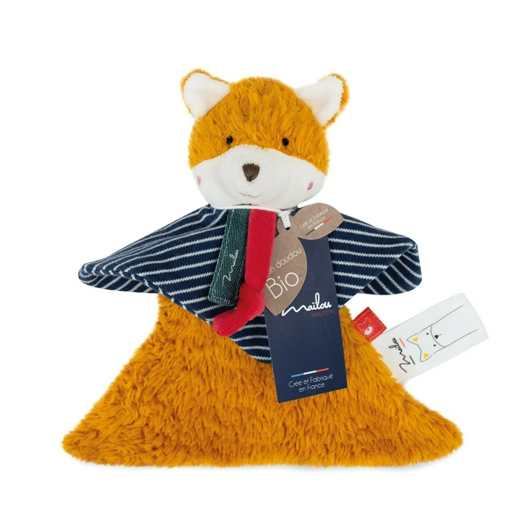 Collection Bio - RENARD doudou 22 cm / COTON BIO Collection Bio - RENARD doudou 22 cm / COTON BIO