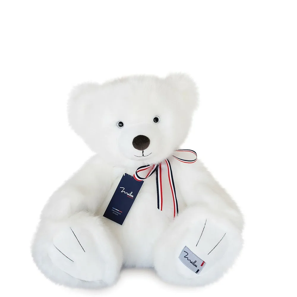 MA0110 - Mailou - Ours Français - Couleur Gris perle MA0110 - Mailou - Ours Français - Couleur Gris perle