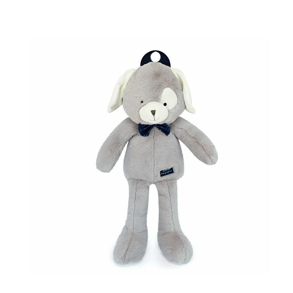 Peluche Chien Grisou - 47 cm - Gris Peluche Chien Grisou - 47 cm - Gris